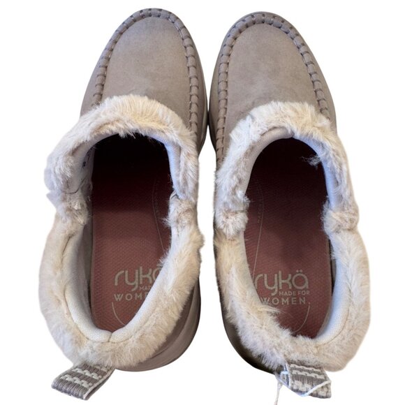 Ryka Ariana Cozy Lined Size 8 Paloma Gray Ankle Bootie Lined NWB - Picture 7 of 11